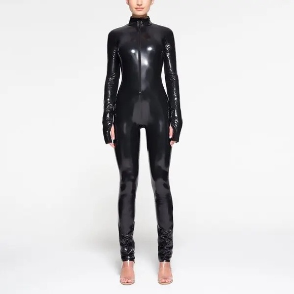 SKIMS vinyl stretch catsuit - Picture 3 of 8